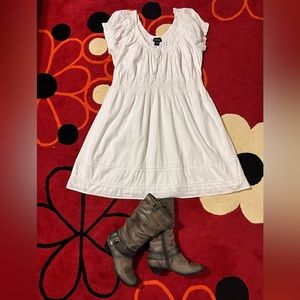 Lane Bryant white country dress
